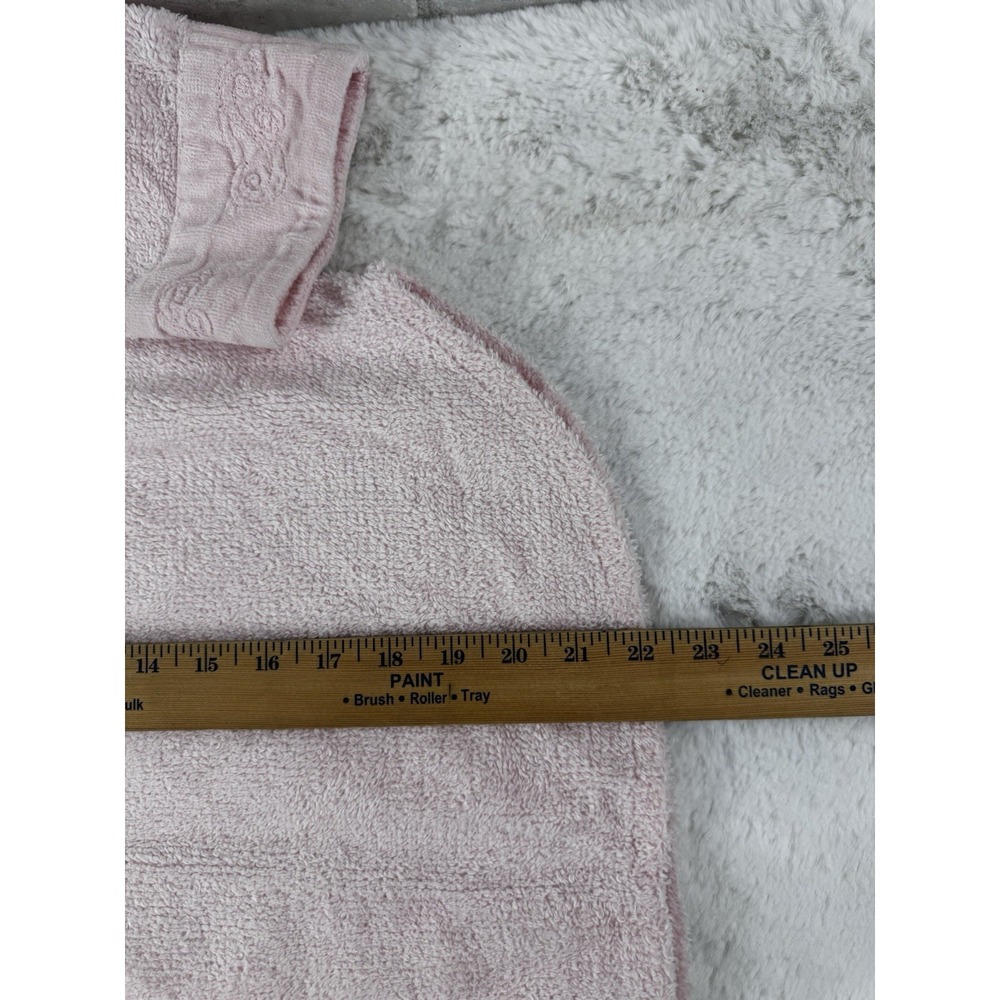 Adonna Bed Jacket French Terry Cloth Lounge Cardigan CottageCore Pink Size M - Picture 9 of 13